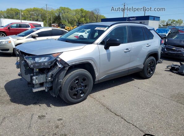 2T3F1RFV8LW109465 2020 TOYOTA RAV4 Серебряный Передняя левая четверть