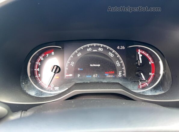 2T3F1RFV8PC360042 2023 TOYOTA RAV4 White Առջևի վահանակի տեսք