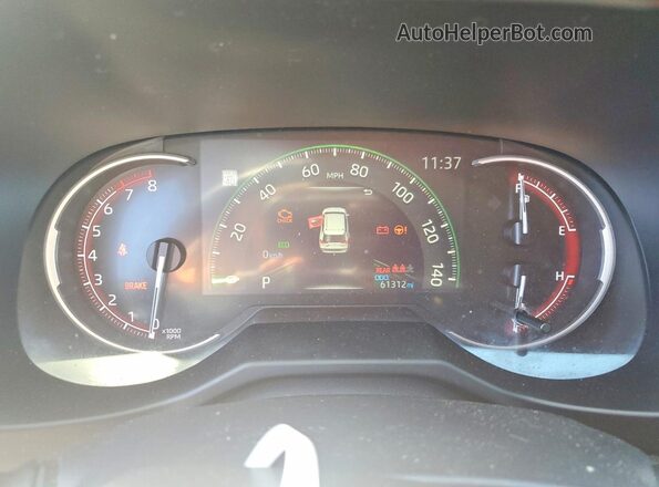 2T3F1RFV9RC429002 2024 TOYOTA RAV4 Gray Widok zestawu wskaźników