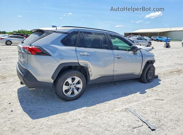 2T3F1RFVXKW028384 2019 TOYOTA RAV4 Серебряный Задняя правая четверть