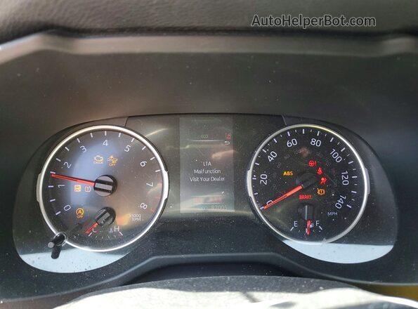2T3F1RFVXKW028384 2019 TOYOTA RAV4 Серебряный Вид щитка приборов