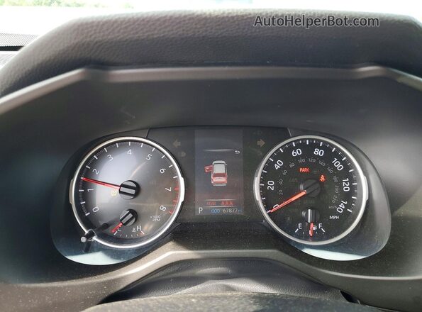 2T3F1RFVXKW064849 2019 TOYOTA RAV4 Серебряный Вид щитка приборов