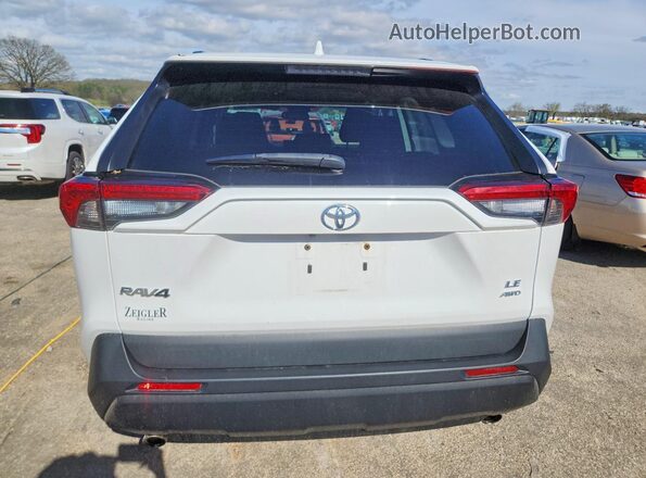 2T3G1RFV0MC193725 2021 TOYOTA RAV4 White Widok z tyłu