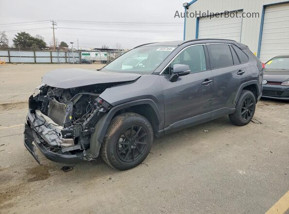 2T3G1RFV4MC255904 2021 TOYOTA RAV4 Charcoal წინა მარცხენა ხედი სამი მეოთხედიდან