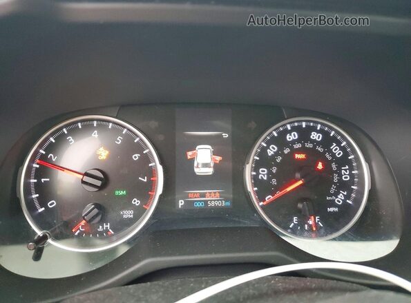 2T3G1RFV4MC255904 2021 TOYOTA RAV4 Charcoal ხელსაწყოთა პანელის ხედი