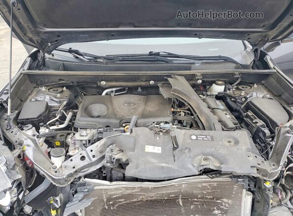 2T3G1RFV4MC255904 2021 TOYOTA RAV4 Charcoal ძრავის განყოფილების ხედი