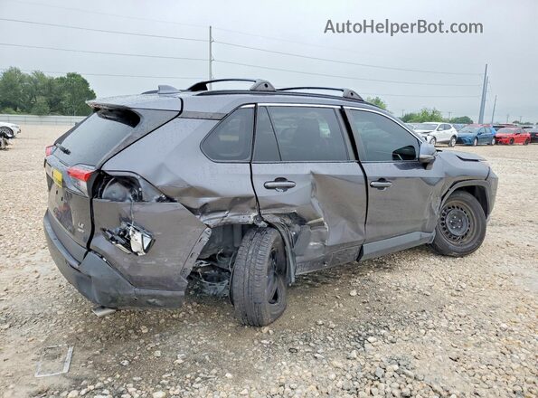 2T3G1RFVXMW140464 2021 TOYOTA RAV4 Gray Задня права чверть