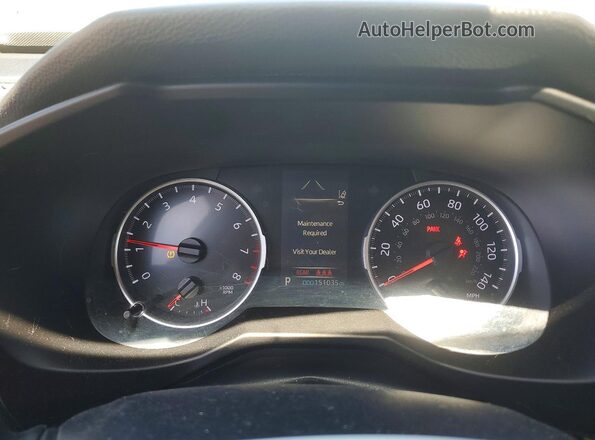 2T3H1RFV2LC047992 2020 TOYOTA RAV4 Silver Instrument cluster view