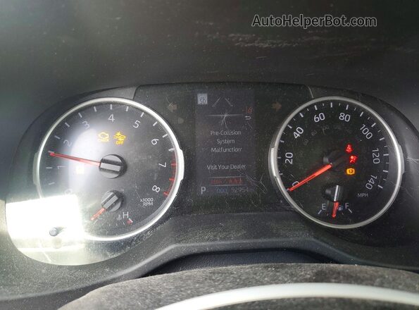 2T3H1RFV2NC186054 2022 TOYOTA RAV4 Белый Вид щитка приборов