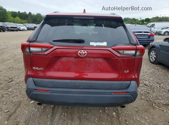 2T3H1RFV3KC019617 2019 TOYOTA RAV4 Красный Вид сзади