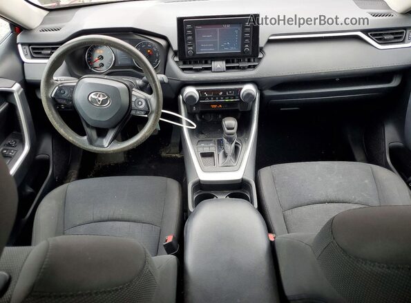 2T3H1RFV3KC019617 2019 TOYOTA RAV4 Красный Вид панели приборов