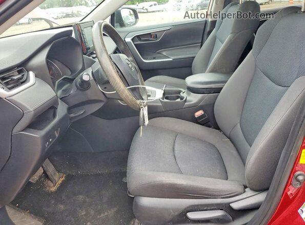 2T3H1RFV3KC019617 2019 TOYOTA RAV4 Красный Вид салона спереди