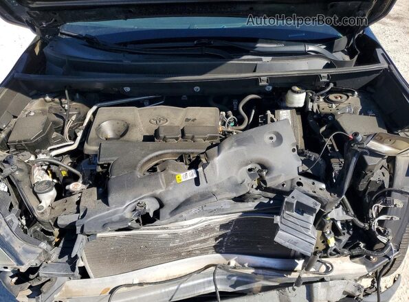 2T3H1RFV3KW052924 2019 TOYOTA RAV4 Black ძრავის განყოფილების ხედი
