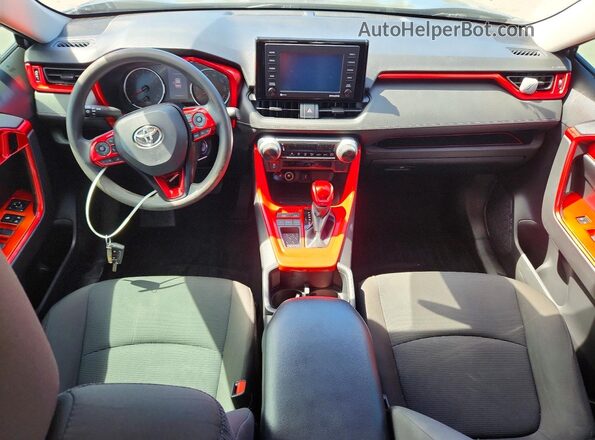 2T3H1RFV3NW224552 2022 TOYOTA RAV4 Gray Առջևի վահանակի տեսք