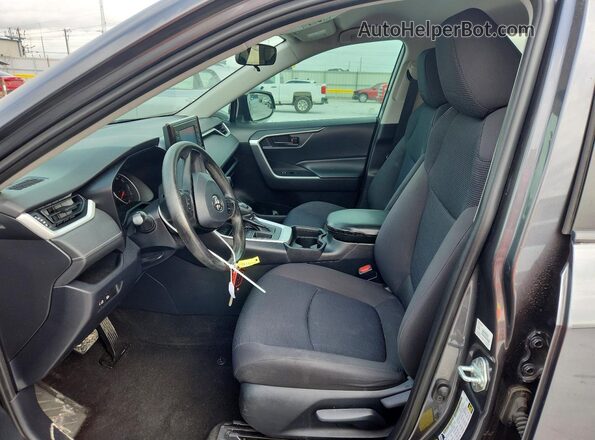 2T3H1RFV4KC027337 2019 TOYOTA RAV4 Серый Вид салона спереди