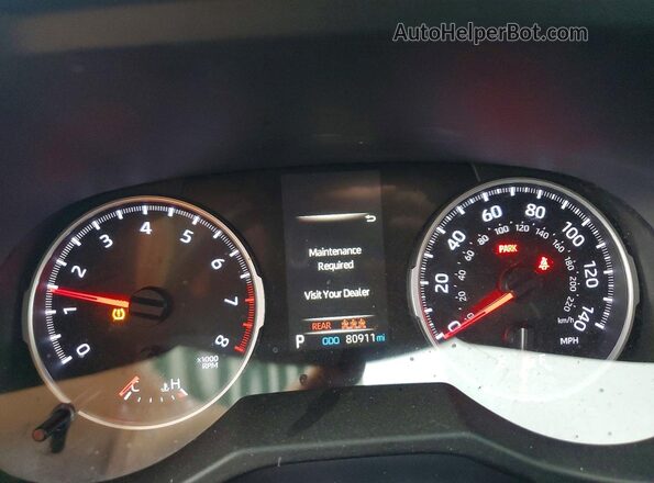 2T3H1RFV4KW042533 2019 TOYOTA RAV Gray Widok zestawu wskaźników