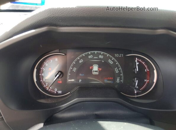 2T3H1RFV4SC319070 2025 TOYOTA RAV4 Серебряный Вид щитка приборов