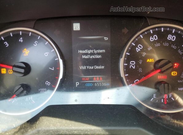 2T3H1RFV5MC130527 2021 TOYOTA RAV4 Серебряный Вид щитка приборов