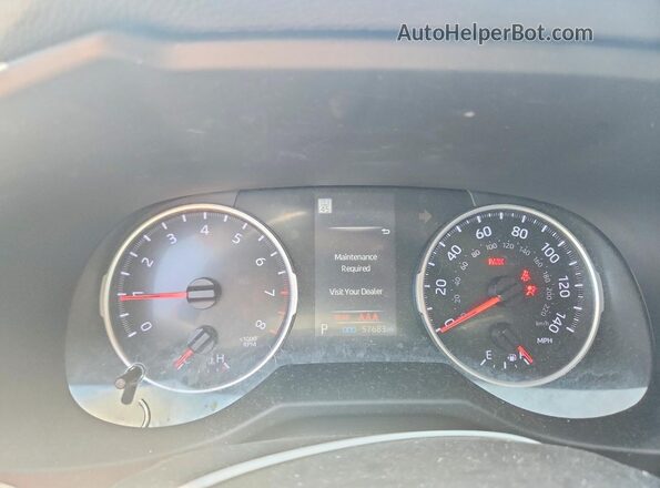2T3H1RFV5NW200611 2022 TOYOTA RAV4 Красный Вид щитка приборов