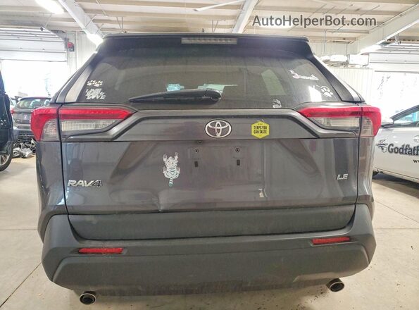 2T3H1RFV6KW022400 2019 TOYOTA RAV4 Серый Вид сзади
