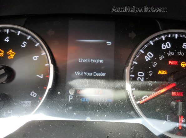 2T3H1RFV6NW221645 2022 TOYOTA RAV4 Gray Вид щитка приладів