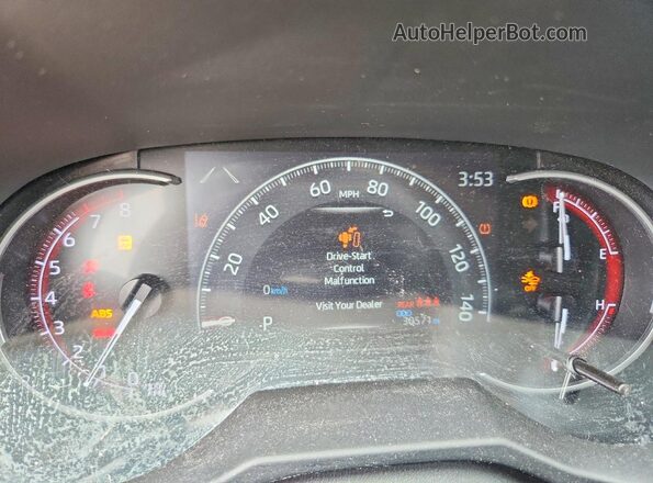 2T3H1RFV6PW280438 2023 TOYOTA RAV4 Белый Вид щитка приборов