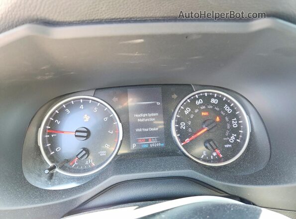 2T3H1RFV7MC145885 2021 TOYOTA RAV4 Silver Вид щитка приладів
