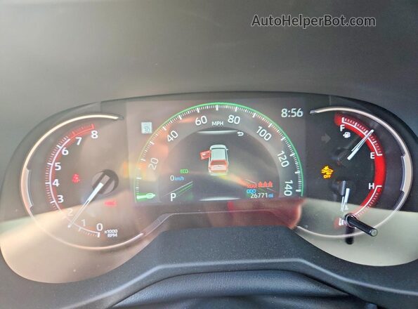 2T3H1RFV7PC227510 2023 TOYOTA LE Silver Вид щитка приладів