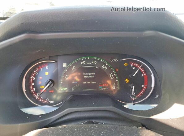 2T3H1RFV7SC320262 2025 TOYOTA RAV4 Silver Սարքավորումների վահանակի տեսք