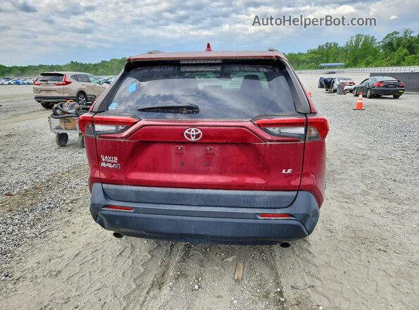 2T3H1RFV8KW047900 2019 TOYOTA RAV4 Red Вид ззаду