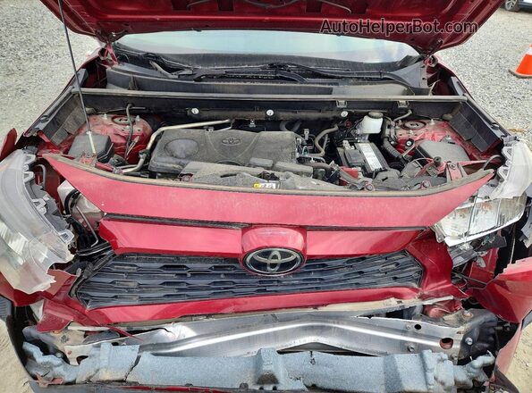 2T3H1RFV8KW047900 2019 TOYOTA RAV4 Red Вид задньої частини салону