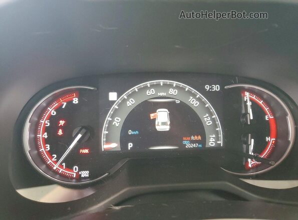 2T3H1RFV8SC317869 2025 TOYOTA RAV4 Серый Вид щитка приборов