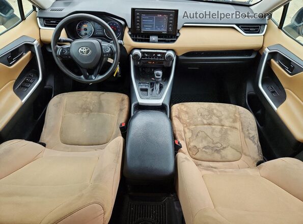 2T3H1RFVXLW061797 2020 TOYOTA RAV4 Белый Вид панели приборов