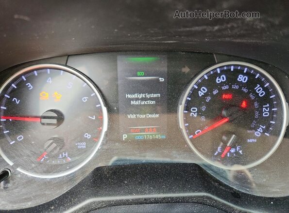 2T3H1RFVXLW061797 2020 TOYOTA RAV4 Белый Вид щитка приборов