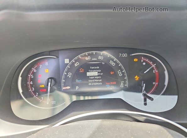 2T3H1RFVXRW314495 2024 TOYOTA RAV4 Серебряный Вид щитка приборов