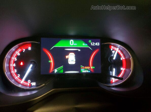 2T3J1RFV1LC094920 2020 TOYOTA RAV4 Серый Вид щитка приборов