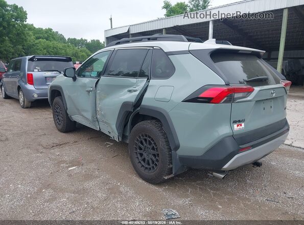 2T3J1RFV8KC042733 2019 TOYOTA RAV4 Light Blue Trasero izquierdo