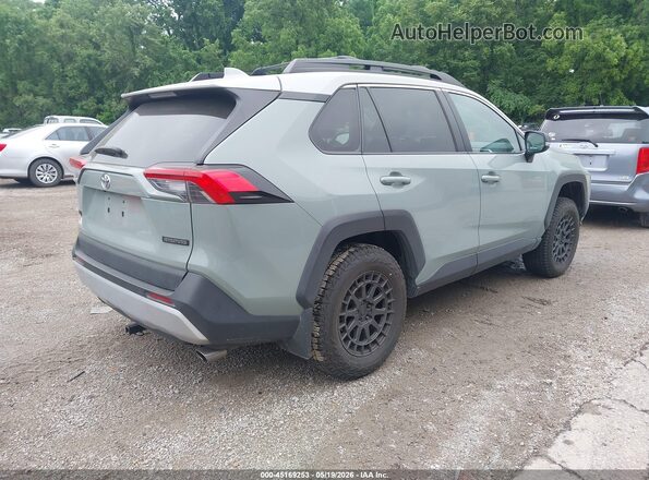 2T3J1RFV8KC042733 2019 TOYOTA RAV4 Light Blue Trasero derecho