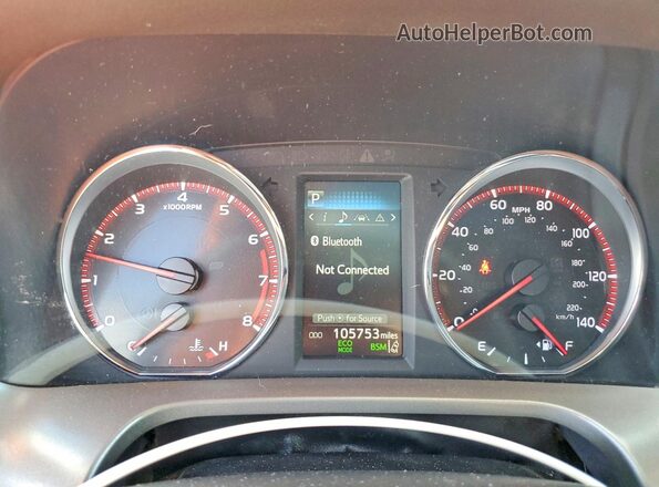 2T3JFREV2HW609707 2017 TOYOTA RAV4 White Widok zestawu wskaźników