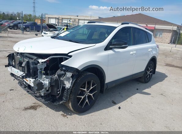 2T3JFREV4HW581148 2017 TOYOTA RAV4 White Առջևի ձախ երեք քառորդ տեսարան