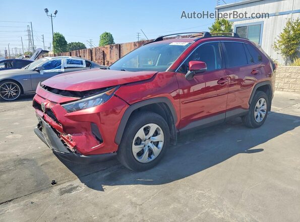 2T3K1RFV1KW025517 2019 TOYOTA RAV4 Красный Передняя левая четверть