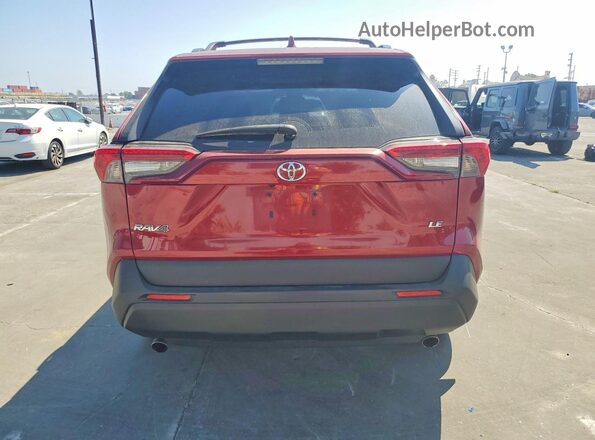 2T3K1RFV1KW025517 2019 TOYOTA RAV4 Красный Вид сзади