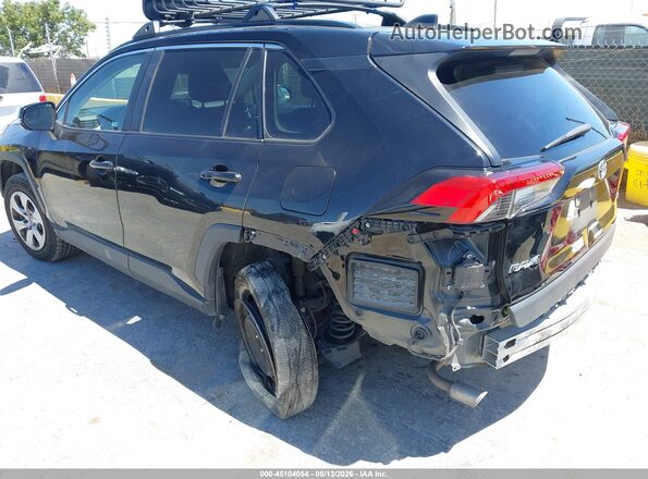 2T3K1RFV3MC169185 2021 TOYOTA LE Black Trasero izquierdo