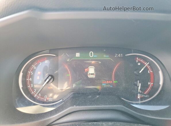 2T3K1RFV5SC314840 2025 TOYOTA RAV4 Silver ხელსაწყოთა პანელის ხედი
