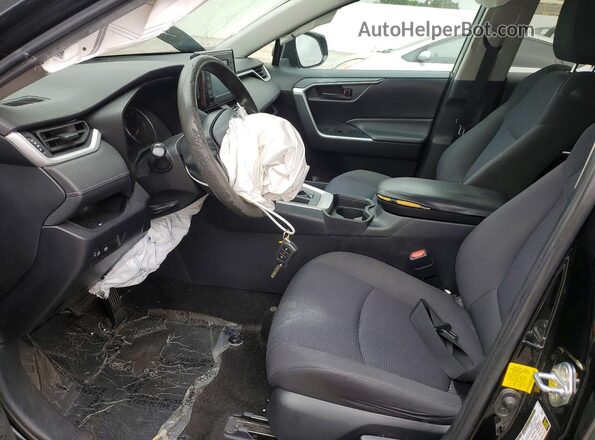 2T3K1RFV7KC009016 2019 TOYOTA RAV4 Black Widok wnętrza z przodu