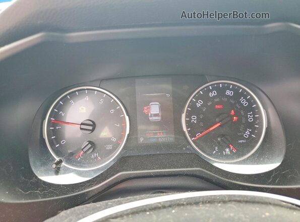 2T3K1RFV7LW073539 2020 TOYOTA RAV4 White Вид щитка приладів
