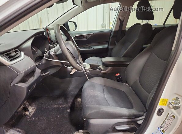 2T3LWRFV0KW027698 2019 TOYOTA RAV4 White Вид салону спереду