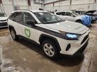 2019 Toyota Rav4 Hybrid Le White vin: 2T3LWRFV0KW027698 Damage: Front Bumper/Cover, Scraped, 2 To 3 Inches