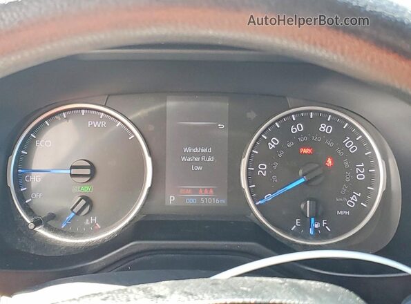 2T3LWRFV3MW110352 2021 TOYOTA RAV4 Black Instrument cluster view