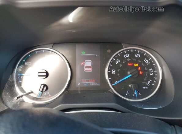 2T3M6RFV0LW001723 2020 TOYOTA RAV4 Черный Вид щитка приборов